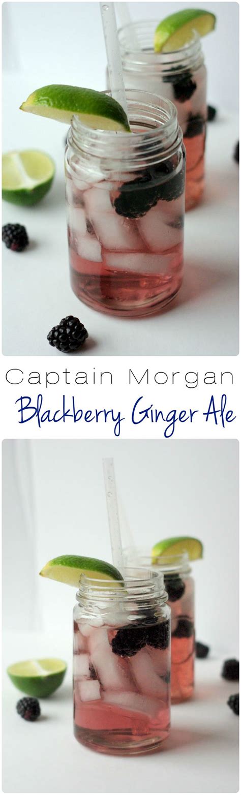 Spiced Blackberry Ginger Ale Cocktail - Home & Plate | Recipe | Ginger ale cocktail, Blackberry ...