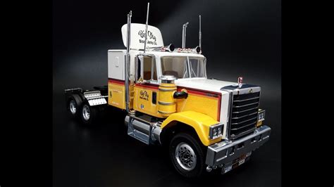 Chevy Bison GMC General Semi Diesel Scale Model Kit Build How To ...