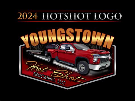 Hotshot Trucking Logo, Hot Shot Logo, Trucking Logo, Transport Logo, Dispatching Logo ...