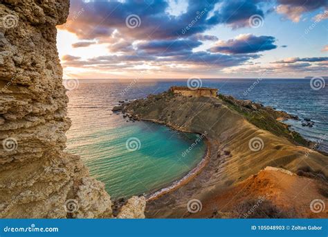 Mgarr, Malta - Panorama of Gnejna Bay, the Most Beautiful Beach in ...