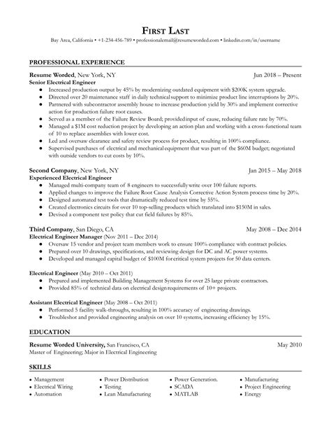 Network Security Engineer Resume Examples for 2024 | Resume Worded