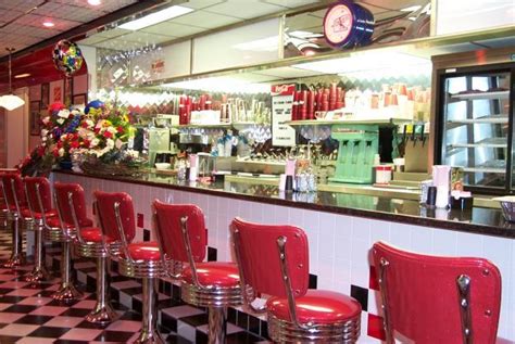 50s diners are the best:) | Vintage diner, Diner, 50's diner