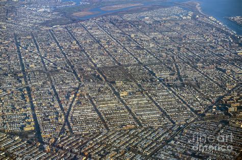 Sheepshead Bay in Brooklyn Aerial Photo Photograph by David Oppenheimer - Pixels