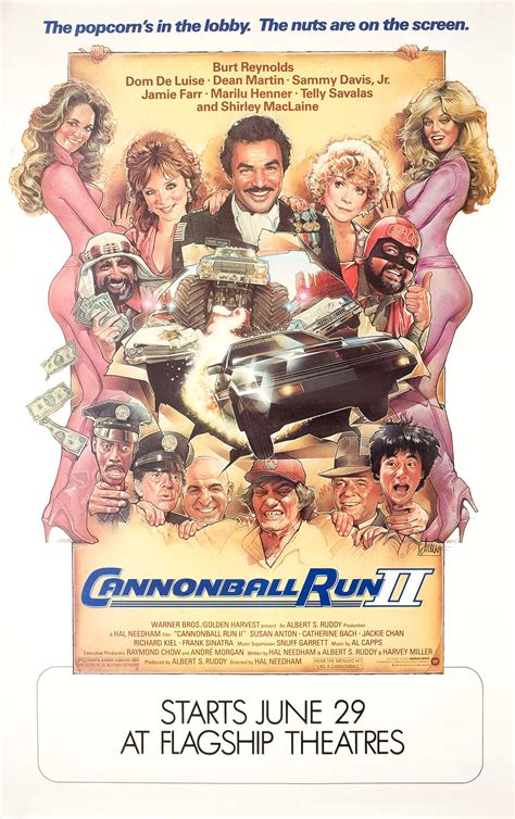 Cannonball Run II Original 1984 U.S. Half Subway Movie Poster - Posteritati Movie Poster Gallery