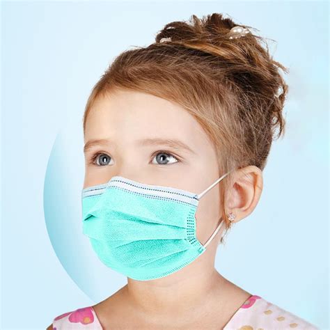 Children'S Disposable Face Masks Seamless Mask 3 Layers 500K Daily Output