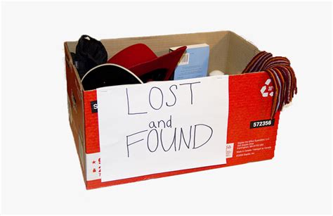 Lost And Found Box School , Free Transparent Clipart - ClipartKey