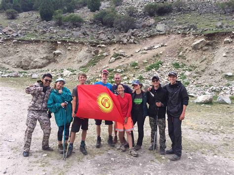 American University of Central Asia - AUCA - AUCA students hiked out to the campsite and got to ...