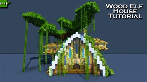 How to Build an Wood Elf House in Minecraft - YouTube