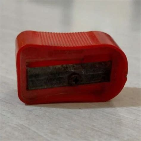 Red Plastic Pencil Sharpener, For School, 5 Gram at Rs 4/piece in Pune