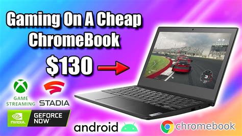 Gaming on a Cheap $130 Chromebook - YouTube