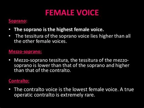 Classification of human voice