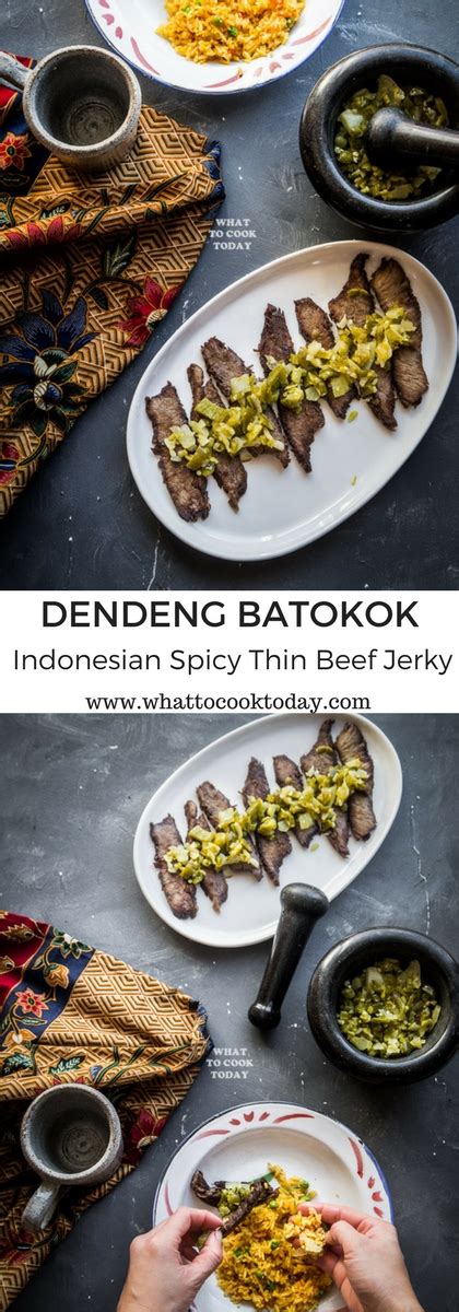 Dendeng Batokok / Indonesian spicy thin beef jerky • What To Cook Today