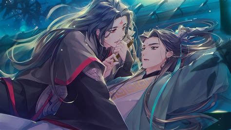 Download Shen Qingqiu Luo Binghe Anime The Scum Villain's Self-Saving System HD Wallpaper by HANSEI