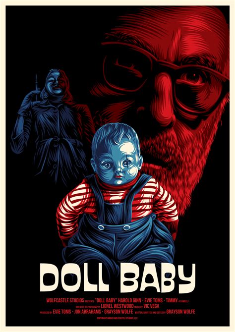 Poster for short movie Doll Baby on Behance