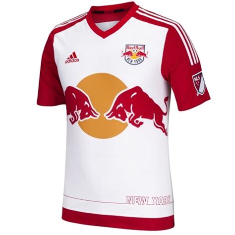 New York Red Bulls Home Jersey 2015- New NYRB Home Kit 2015 Adidas ...