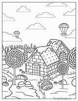 Candy Store Coloring Pages sketch template