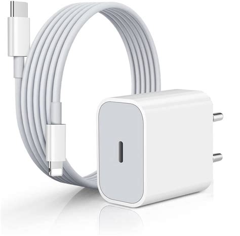 iPhone Original 20W Charger PD 3.0 USB C Fast Charger with USB Type C Cable Compatible for ...