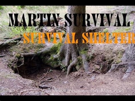 How to Build A Wilderness Survival Shelter, Dugout Shelter - YouTube