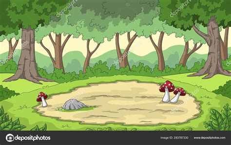 Cartoon Forest Background Stock Vector Image by ©G.Wolf #283787330