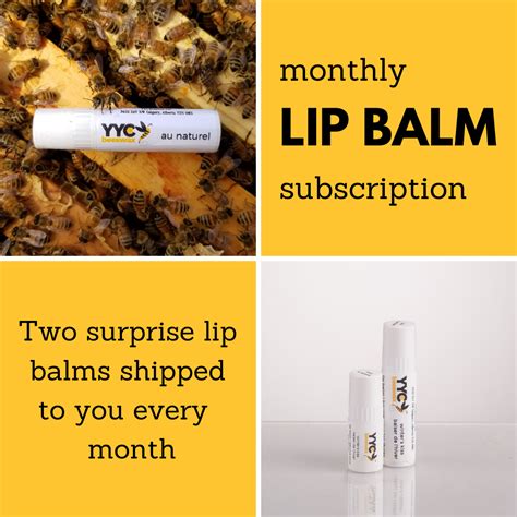 Monthly Lip Balm Subscription - YYC Beeswax