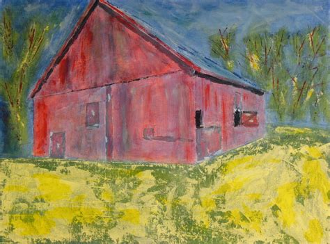 Dave Brown Art: Red Barn