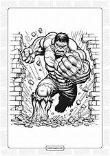 Desenho Para Colorir E Imprimir Hulk sketch template