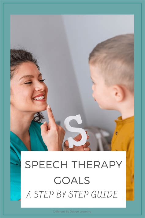 Speech Therapy Goals: Examples for Success In All Categories - Different By Design Learning