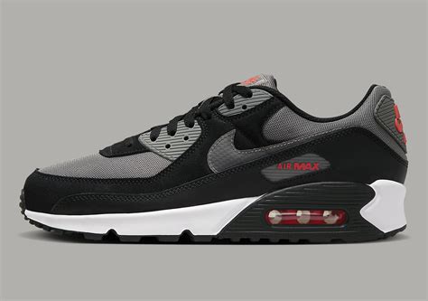 Nike Air Max 90 Black Grey Red FD0664-001 | SneakerNews.com