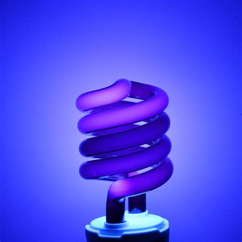 UV Ultraviolet Spiral Low Energy Saving CFL Light Bulb E27 Screw Black Light Bulb | Alexnld.com