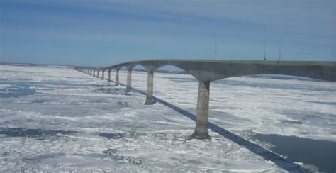 Confederation Bridge PEI Canada in winter - Photorator