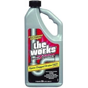 Amazon.com - The Works Drain Opener Professional Strength 32 Oz - Chemical Drain Openers