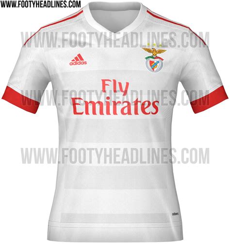 Benfica 15-16 Home and Away Kits Revealed - Footy Headlines