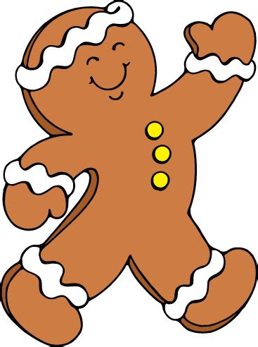 Free gingerbread man clip art 2 – Clipartix