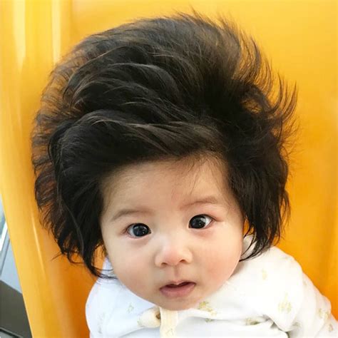 This Baby’s Crazy Hair Will You Make Happy All Day - Baby AZ Today