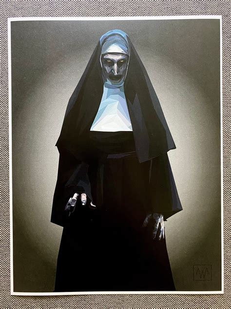 The Nun Valak Wall Art | Etsy