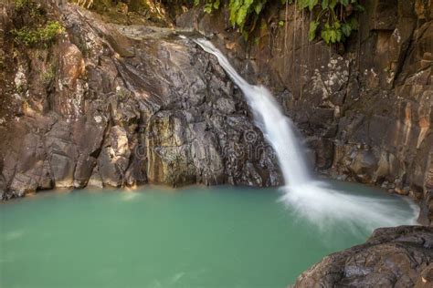 Waterfall in Tropical Guadeloup Stock Photo - Image of tropical, caribbean: 28296026