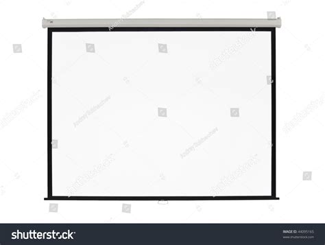 White Screen Projector Clean Background Stock Photo 44095165 : Shutterstock