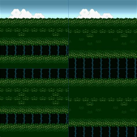 SMM2: All-Stars SMB1: Forest Backgrounds by superconnor64 on DeviantArt