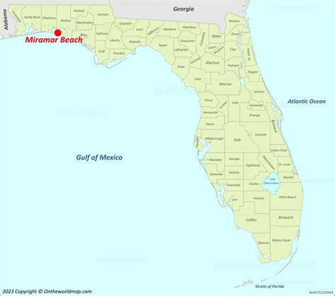 Miramar Beach Map | Florida, U.S. | Discover Miramar Beach with Detailed Maps