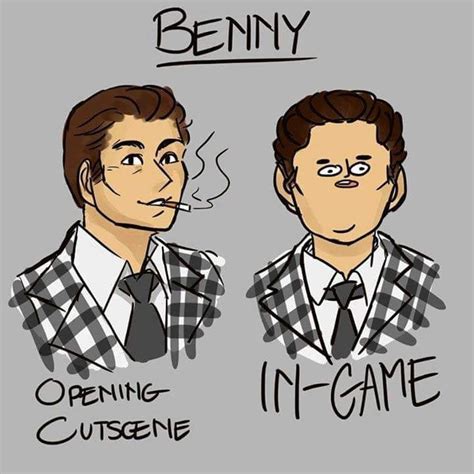 Benny opening scene vs in-game : fnv