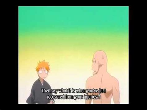 Bleach - Ichigo and Ikkaku (funny conversation) - YouTube