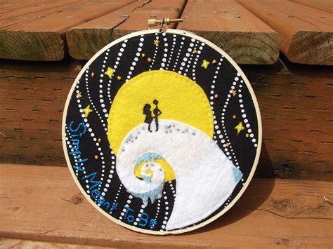 Mule 'n Nag Crafts: Simply Meant to Be Embroidery Hoop