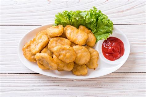 Chicken nuggets with sauce stock photo. Image of fast - 127029420