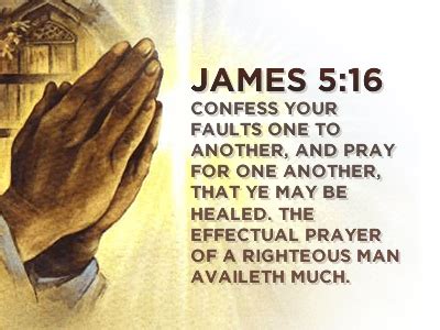 Prayers for the Week - James 5:16