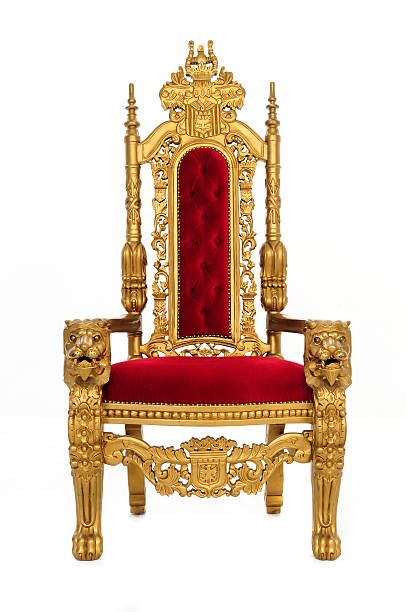 Throne 70" - Raja - Gold/Red - Royal Party Rentals