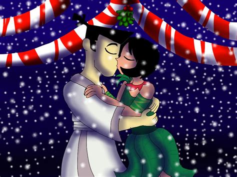 Mistletoe kisses by Artsymlp12 on DeviantArt