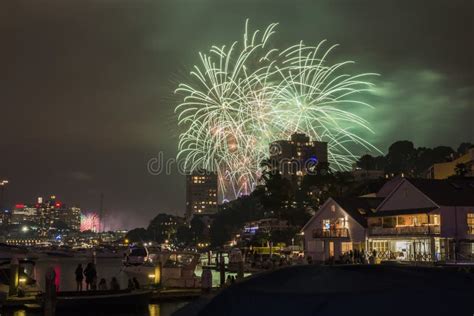 Sydney 2014 Fireworks editorial stock photo. Image of festival - 36408398