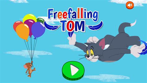 🕹️ Play Tom & Jerry Freefalling Tom Game: Free Online Cartoon Flying ...