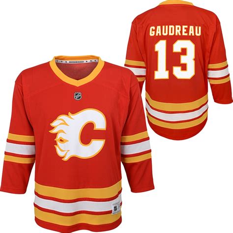 Infant Calgary Flames Johnny Gaudreau Red 2020/21 Home Replica Player - Jersey