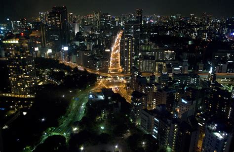 Photo of city buildings during night time, Asia, Japan, Tokyo ...